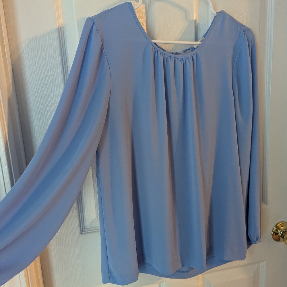 J crew light blue top - 6